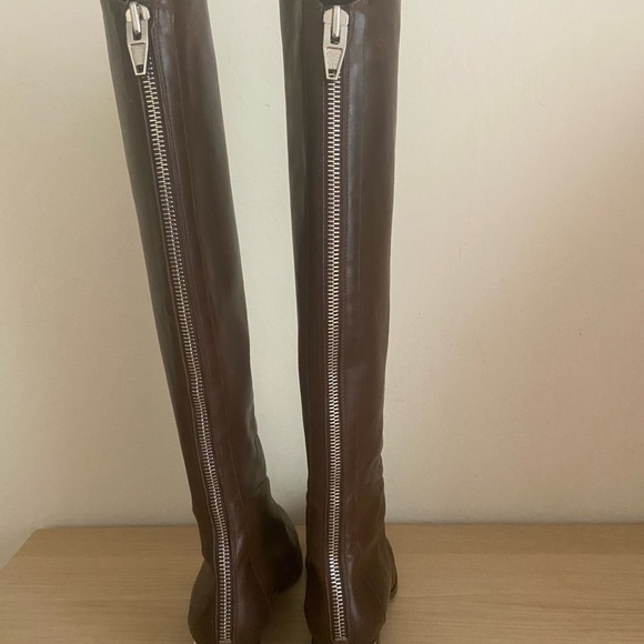 Alexander Wang Brown Calf leather Sigrid Boots size 10 - Picture 5 of 15